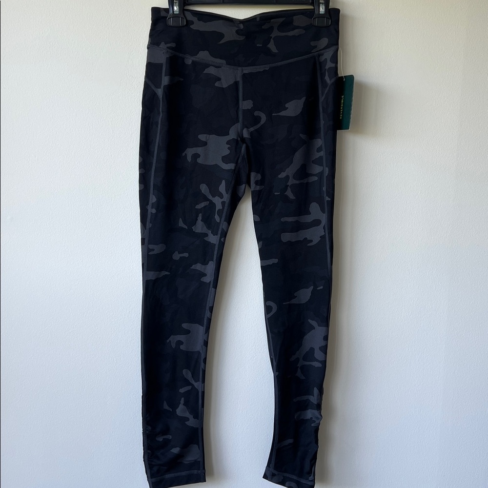 Black and Gray Camouflage Leggings by GH Bass